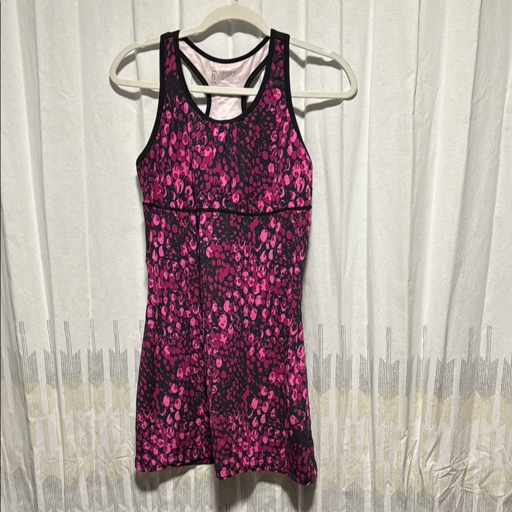 Pink and Black Patterned dress